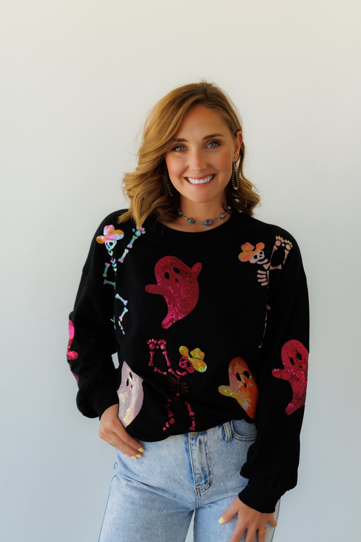 Cowboy Skeleton SweatshirtHH1063