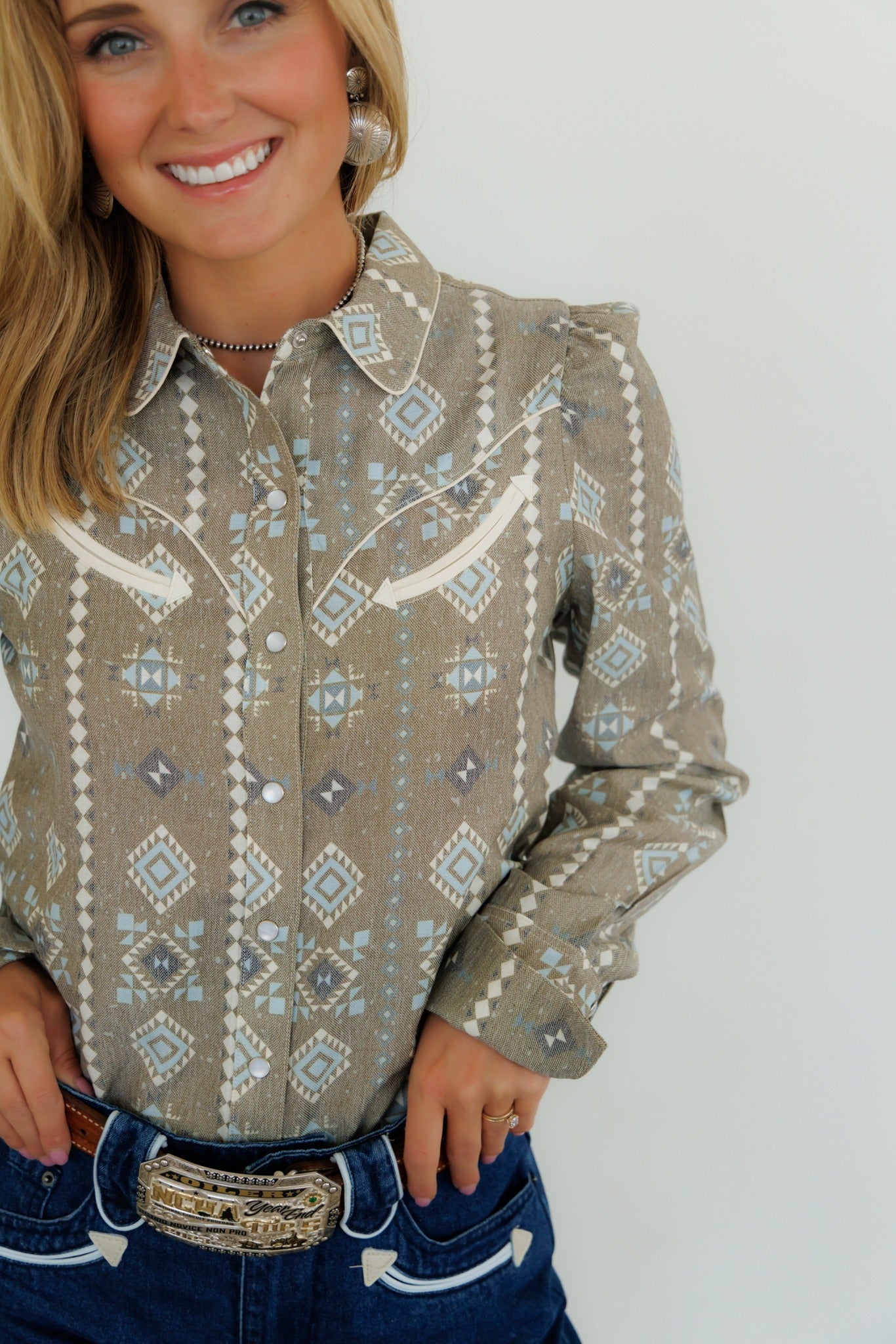 Pearl Snap, Vintage Aztec HH2708