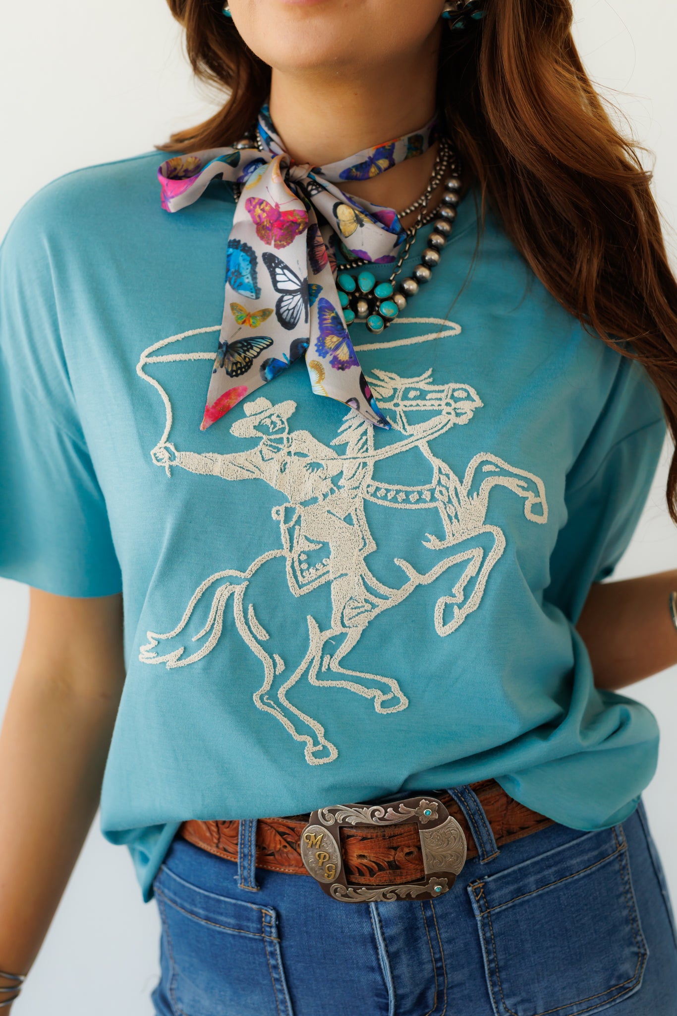 T-Shirt, Roping Cowboy HH1412