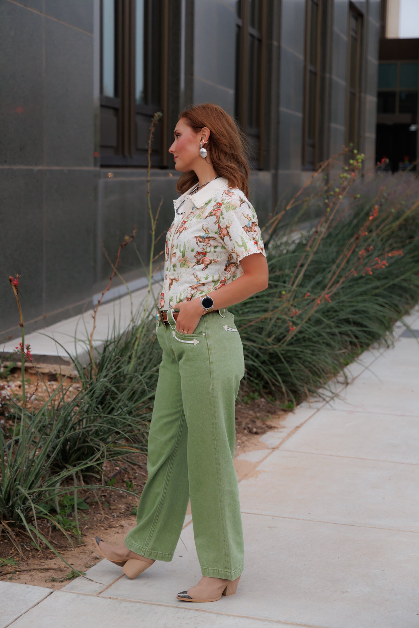 Cactus Cowgirl EYELET Knit HH2720