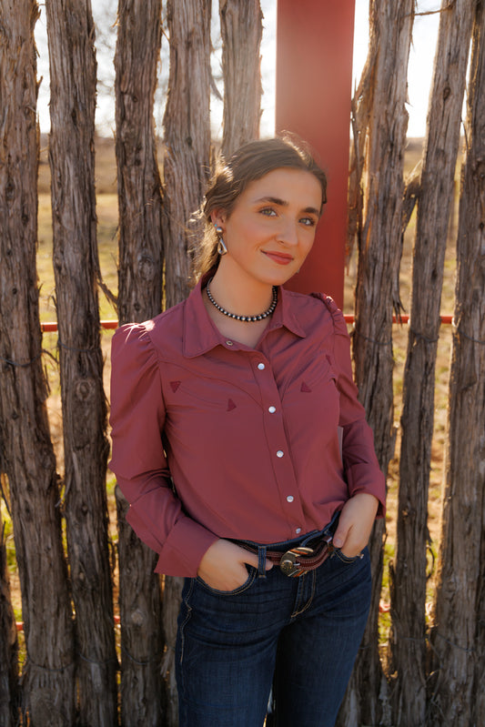 Pearl Snap, Performance Wine LS HH2710