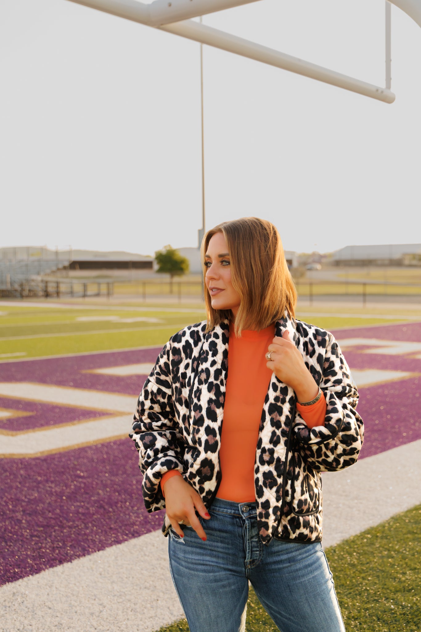 Jacket, Leopard Puffer HH1070