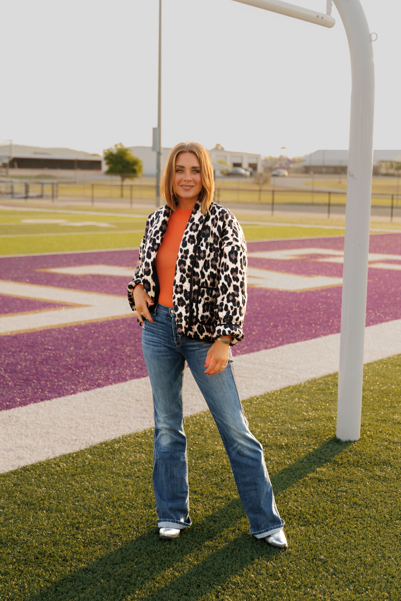 Jacket, Leopard Puffer HH1070