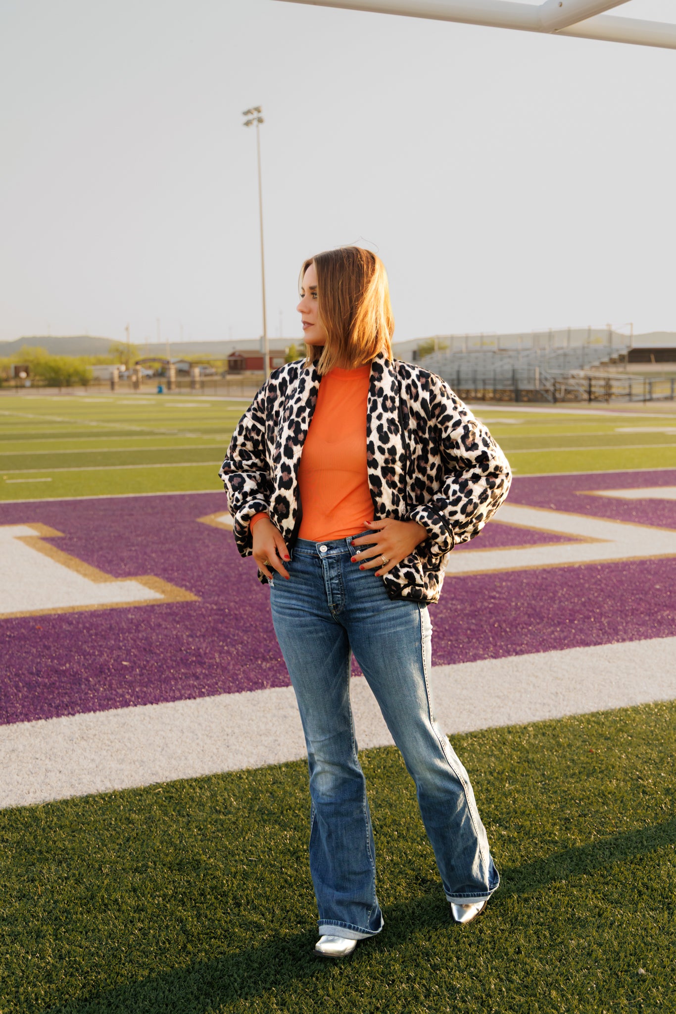 Jacket, Leopard Puffer HH1070