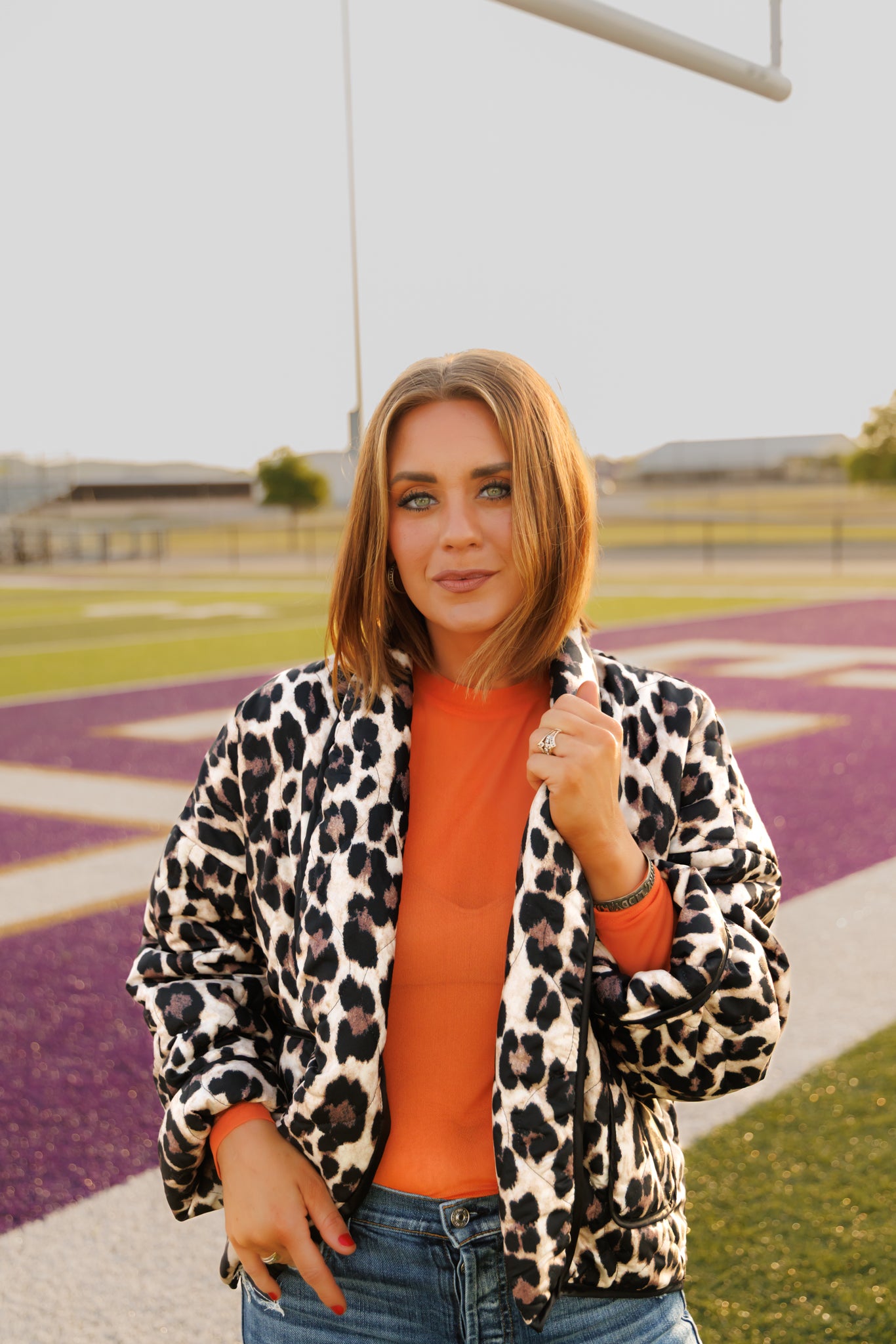 Jacket, Leopard Puffer HH1070