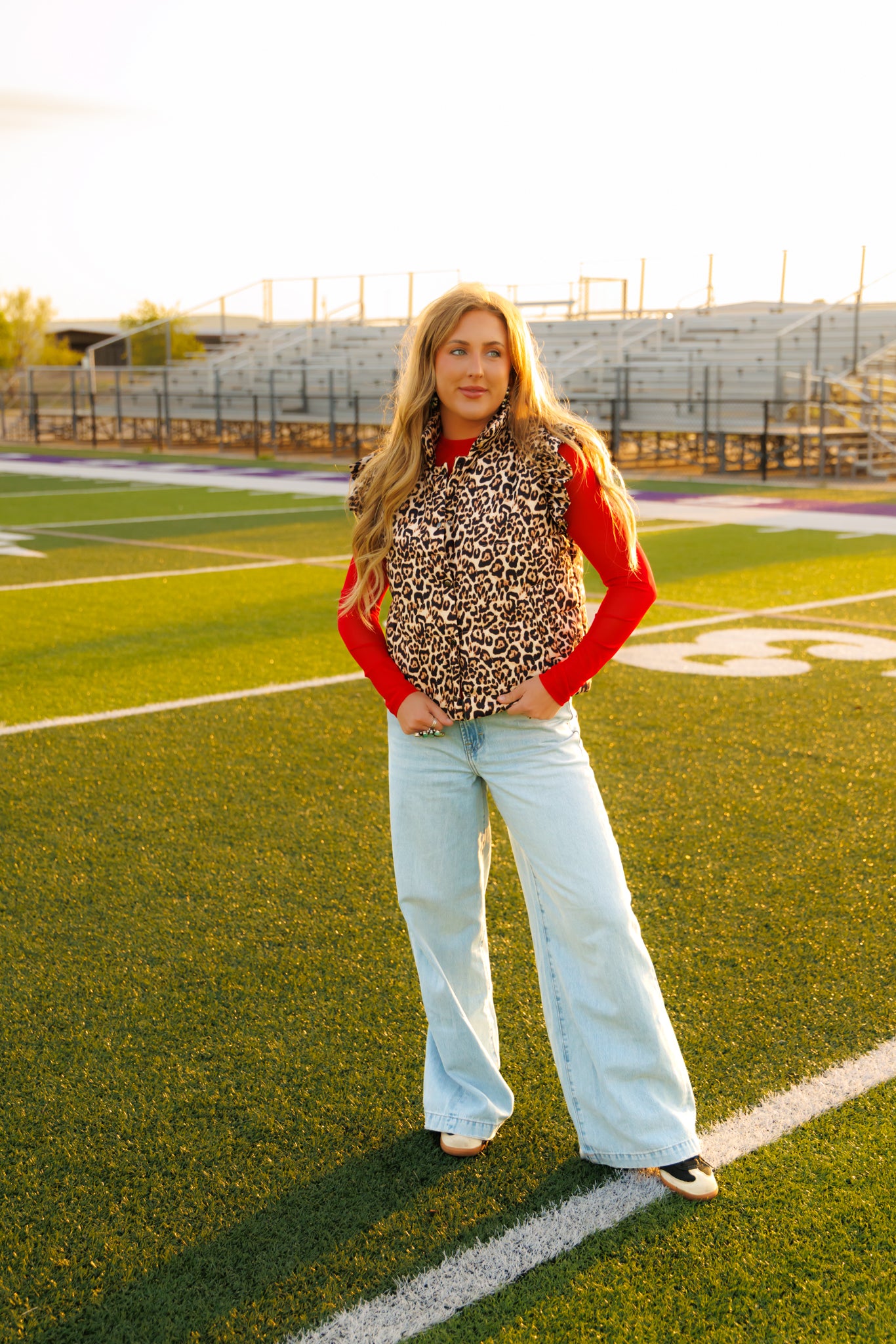 Vest, Ruffle Sleeve Vest HH1171