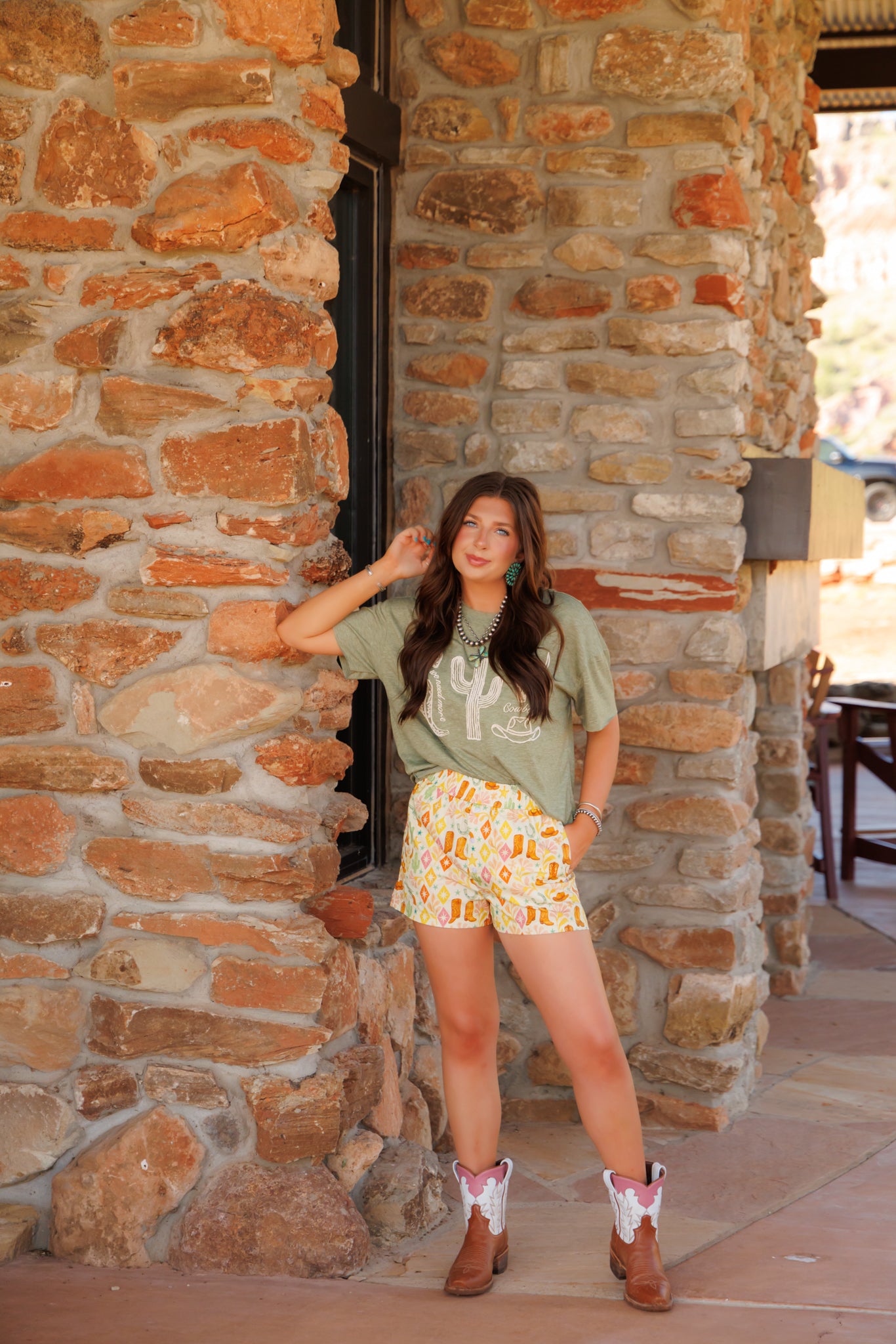 Shorts, Cactus Boots HH98