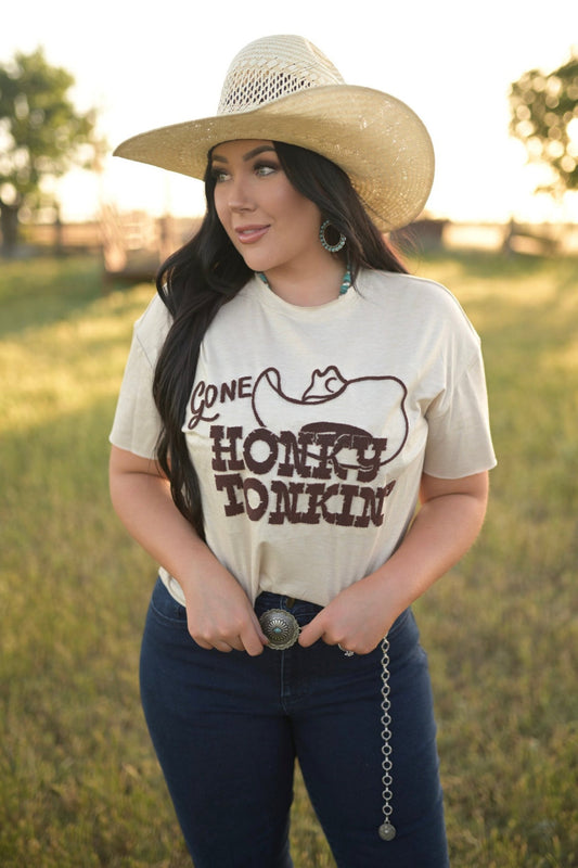 HH1412 GONE HONKY TONKIN- Creme