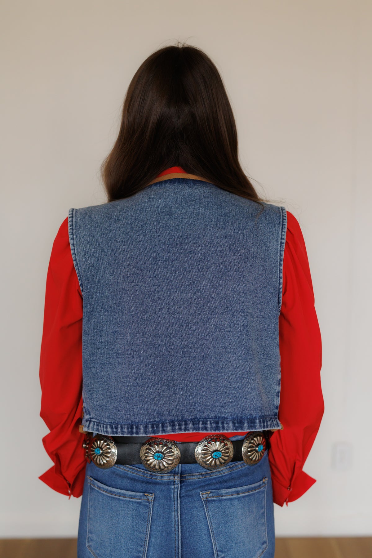 Beaded Horseshoe Vest HH1175