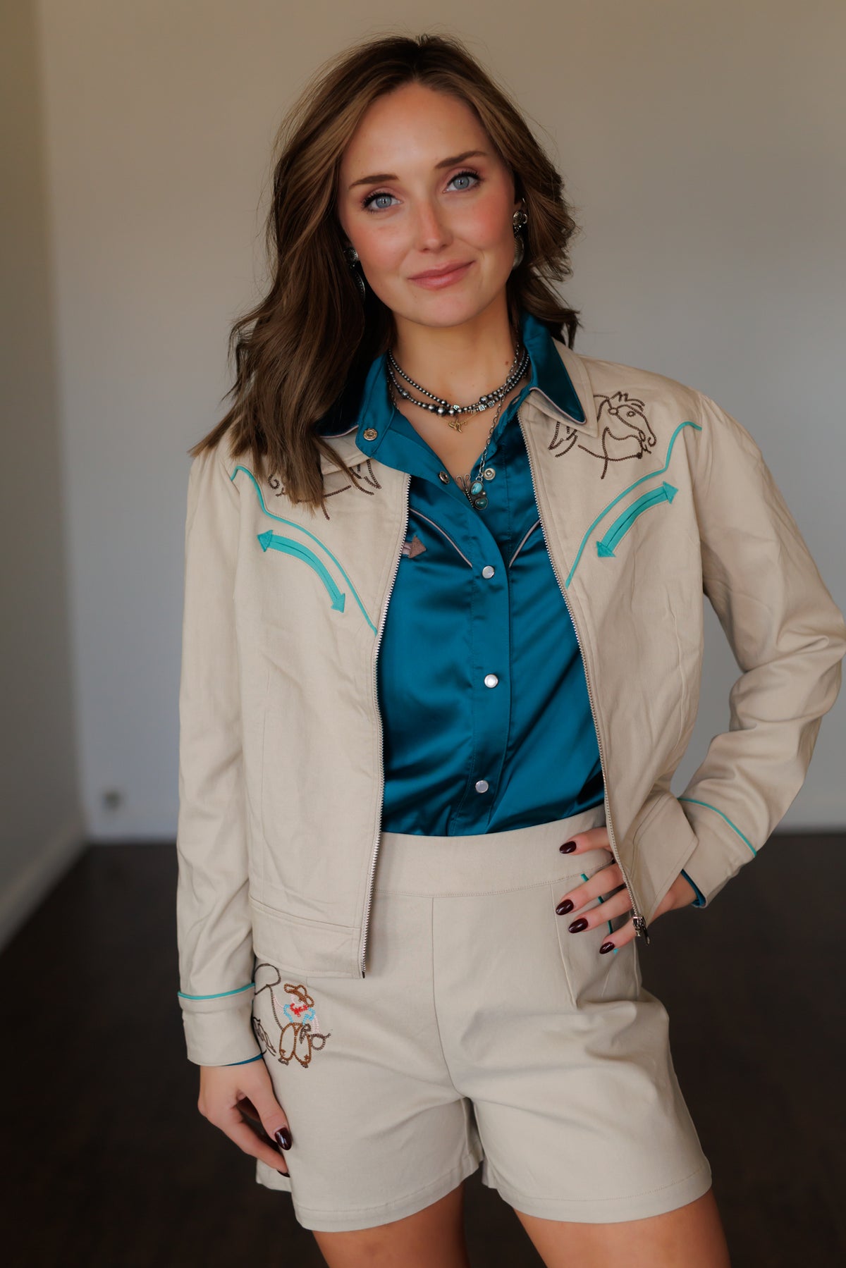 Vintage Cowboy Short/Jacket Set HH187