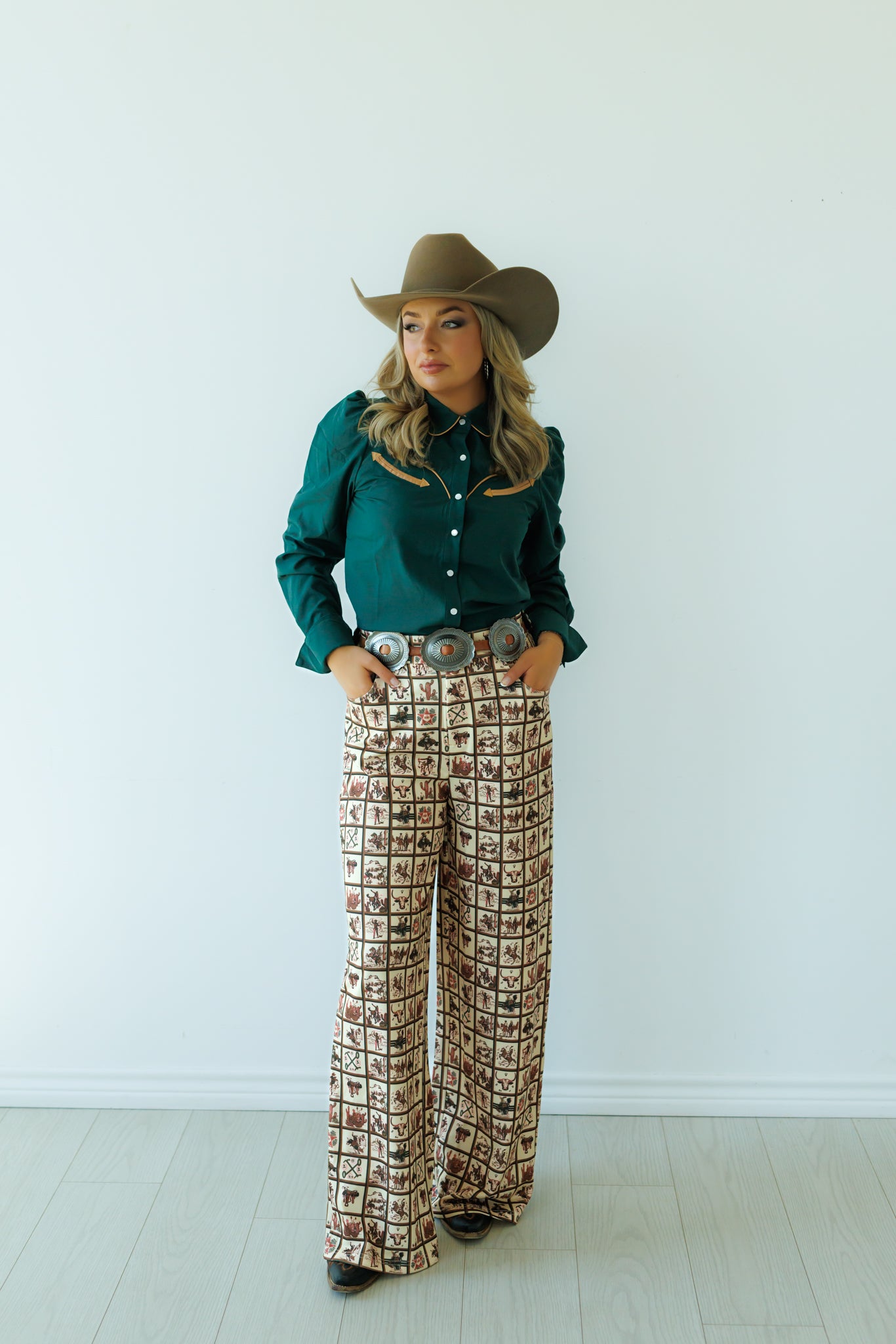Pants, Western Check HH221