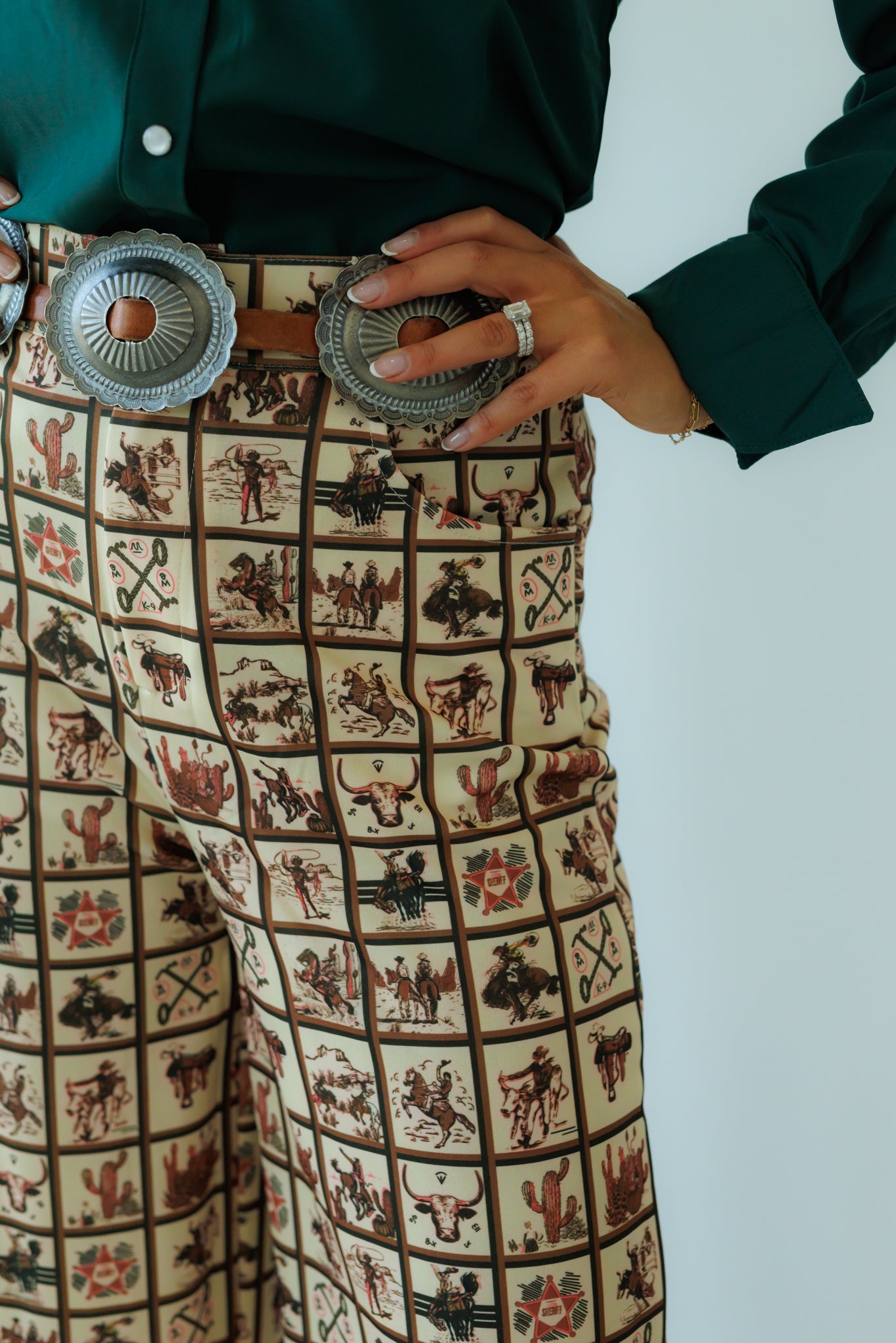 Pants, Western Check HH221