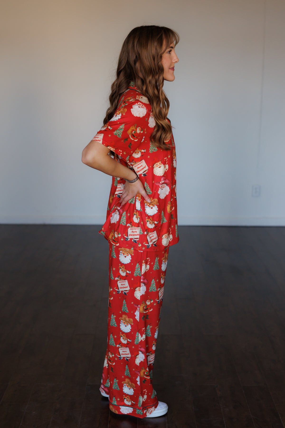 Cowboy Clause Christmas Pajamas HH2308