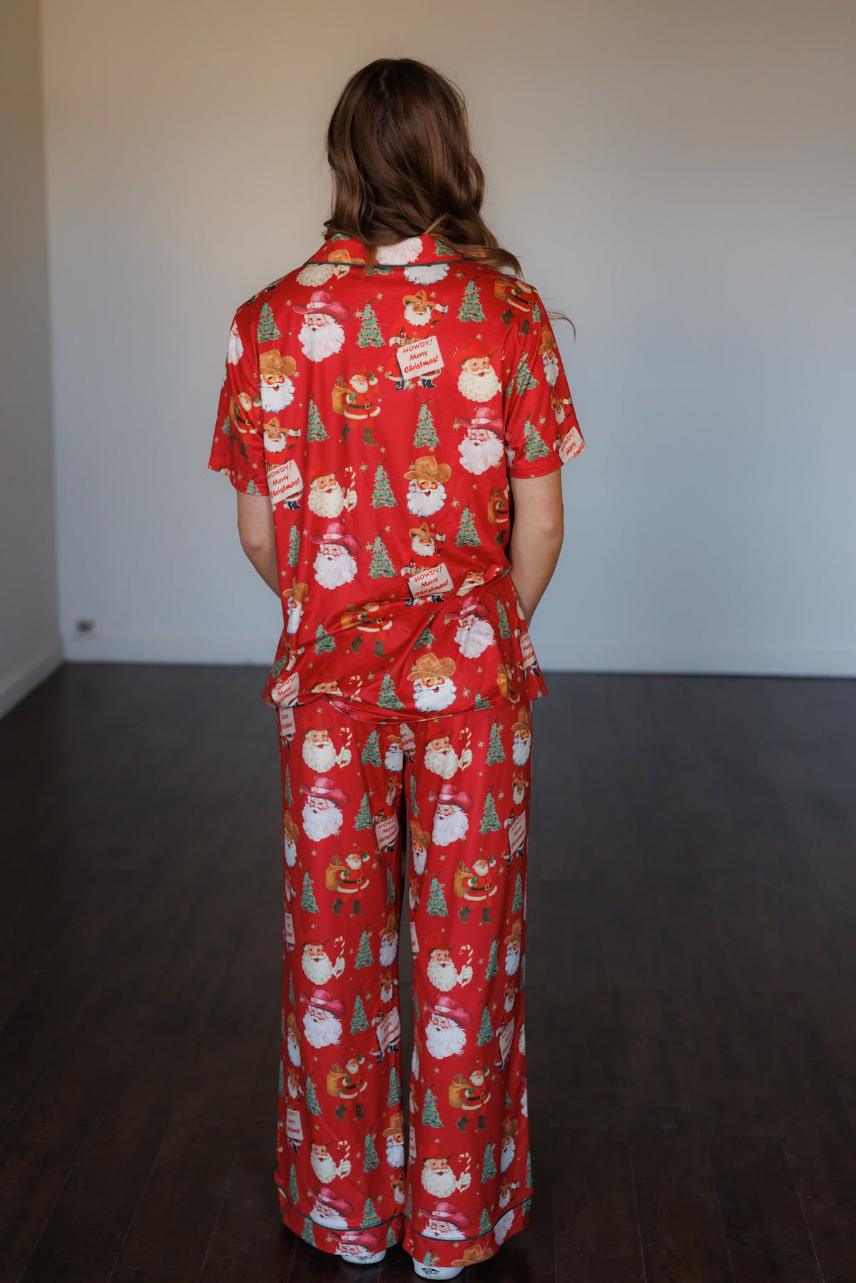 Cowboy Clause Christmas Pajamas HH2308