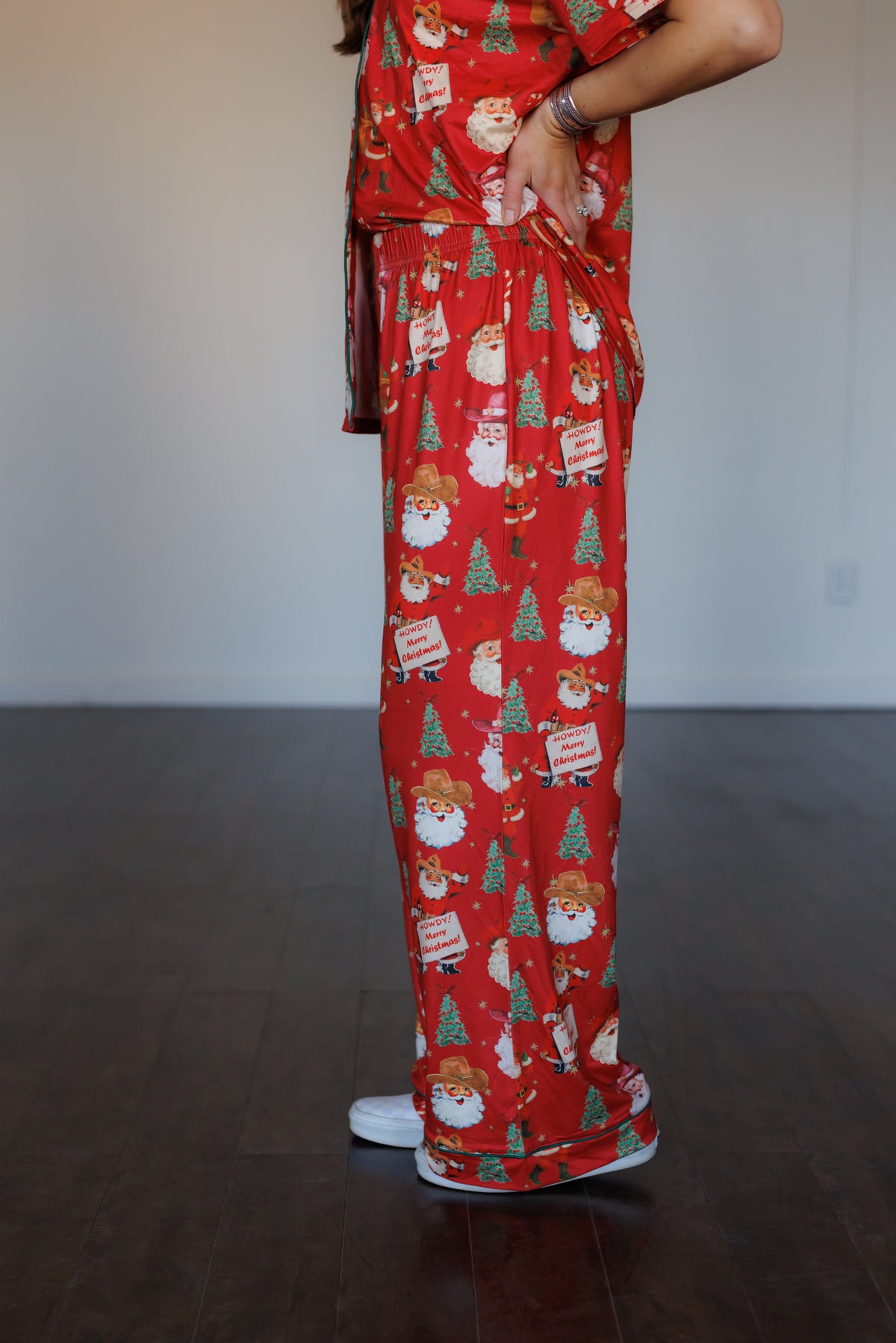 Cowboy Clause Christmas Pajamas HH2308