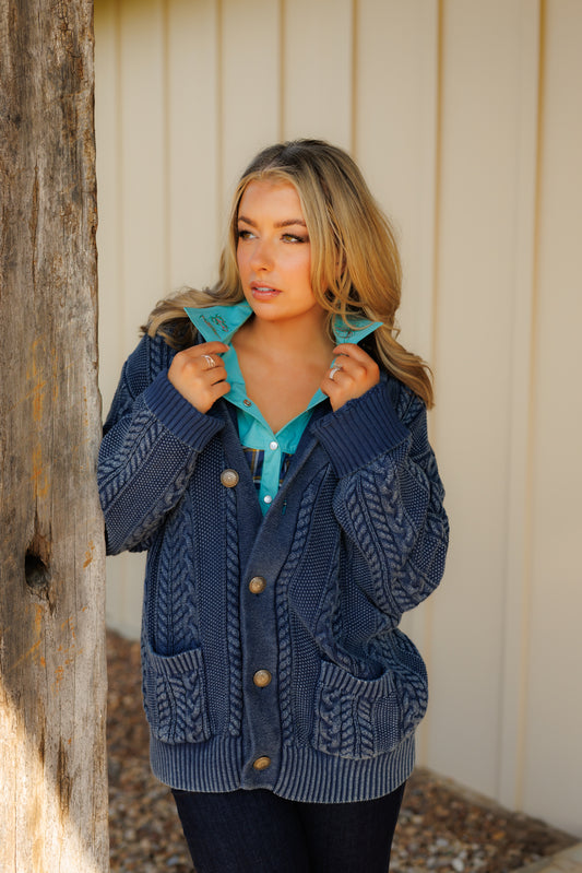 Cardigan,  Denim Corded HH2600