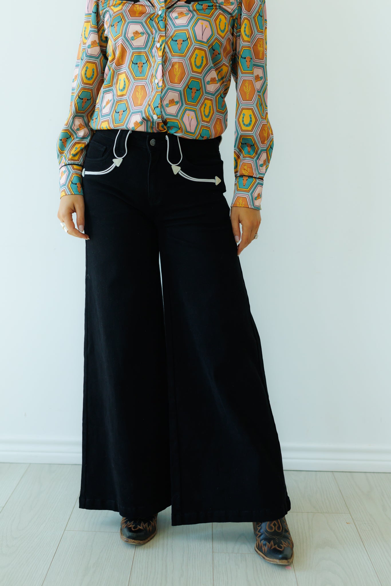 Jean, Wide Leg Black HH8900