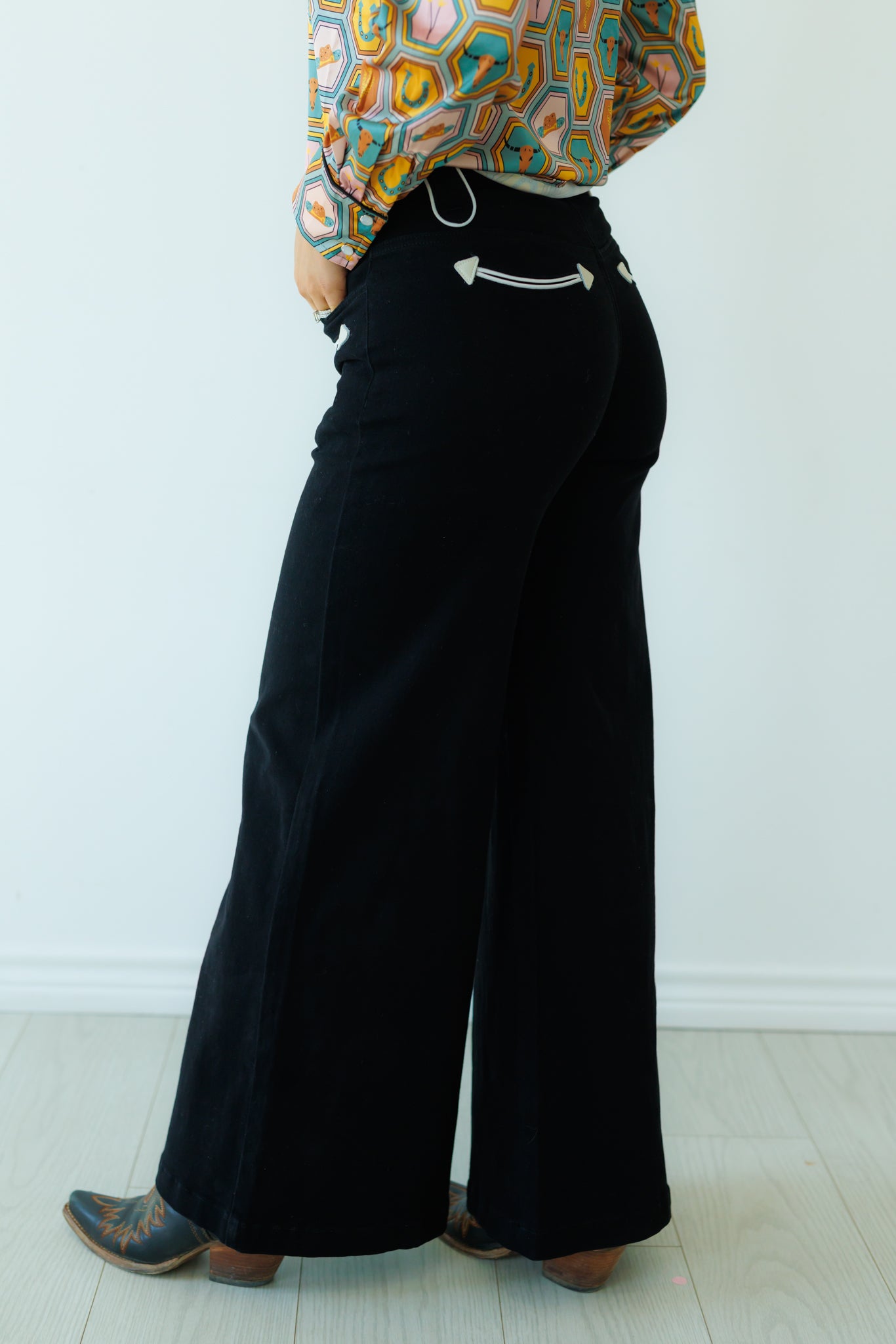 Jean, Wide Leg Black HH8900