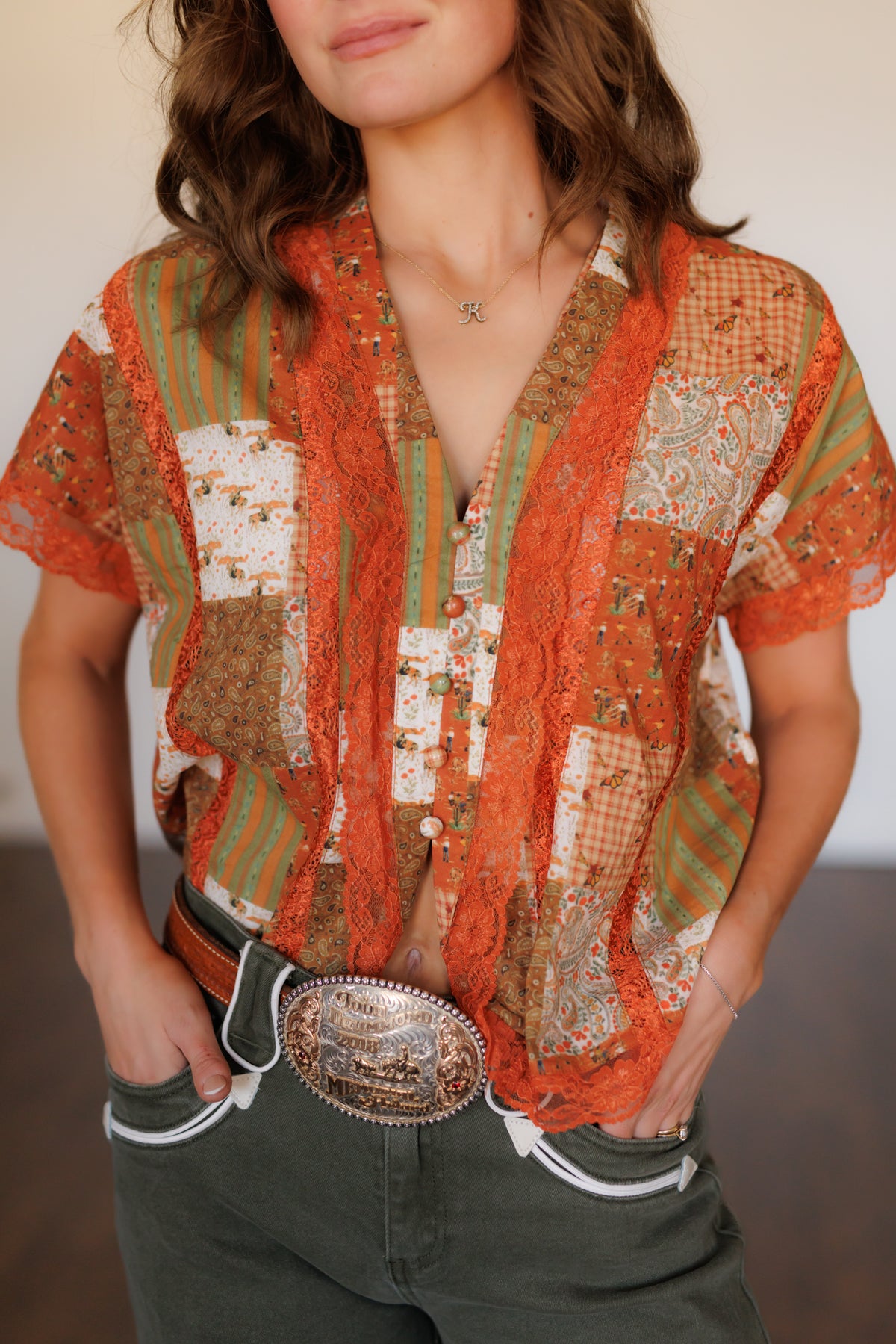 Top, Copper Canyon Lace Top HH2760 (SINGLES)