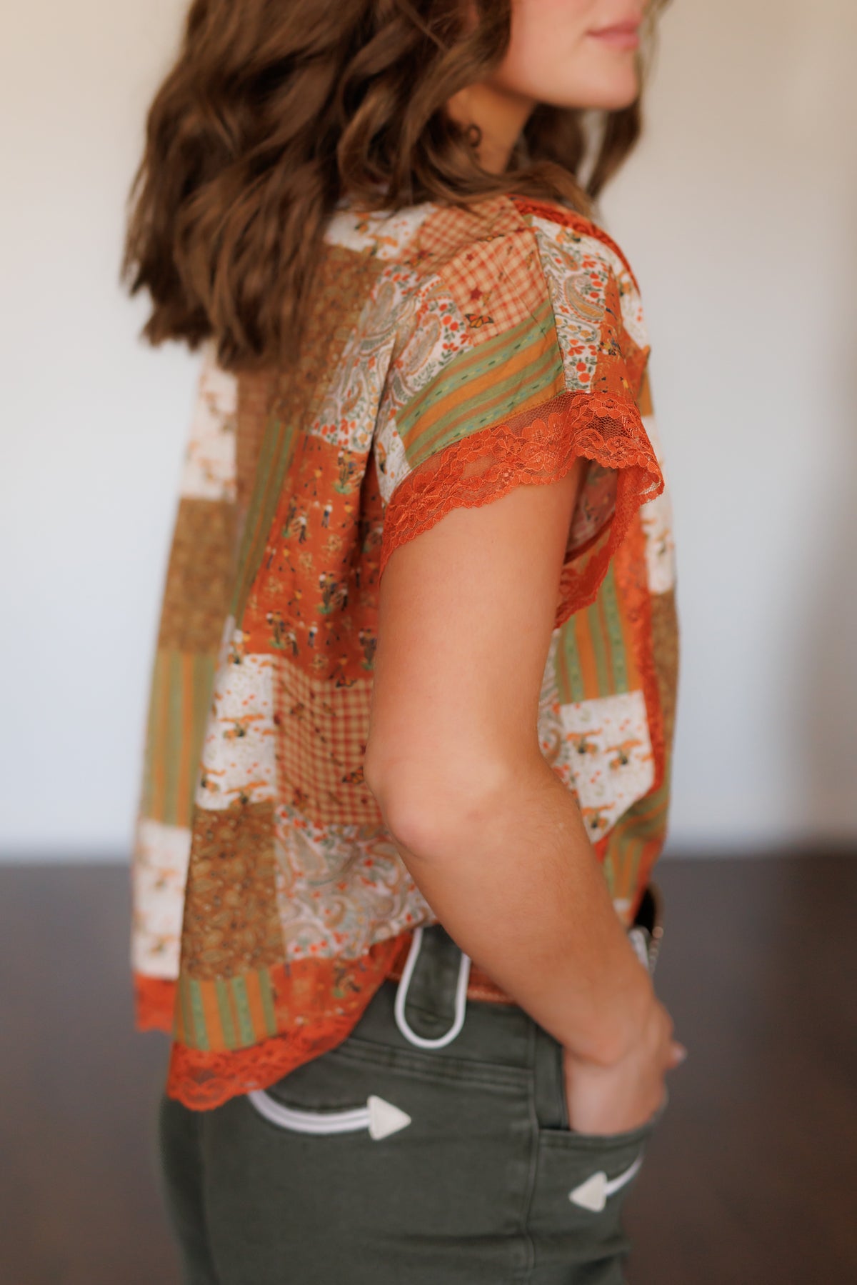 Top, Copper Canyon Lace Top HH2760 (SINGLES)