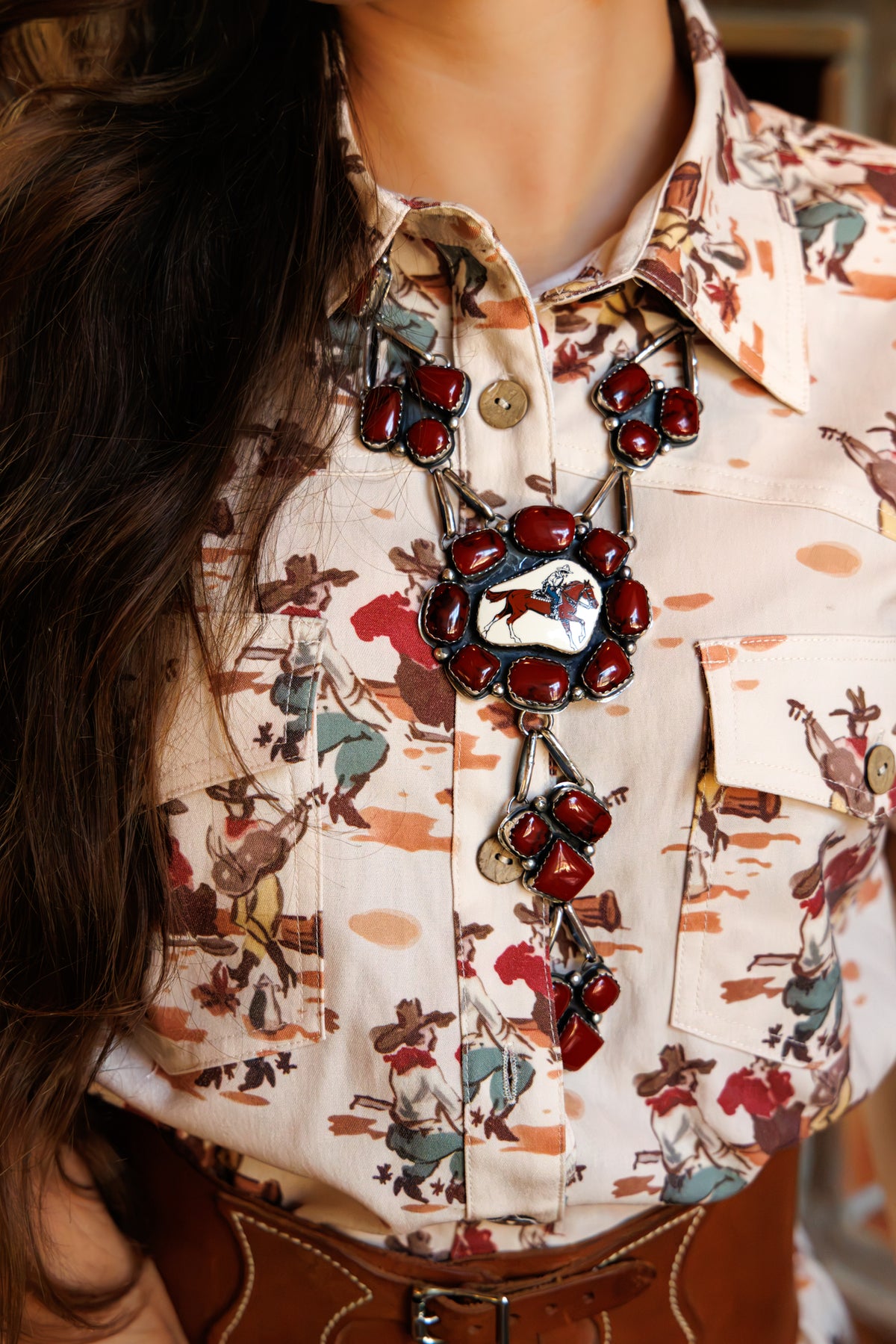 (PRE-ORDER)Wagon Wheel Romper (HH70)