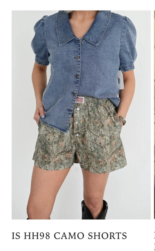 SHORTS, CAMO HH98