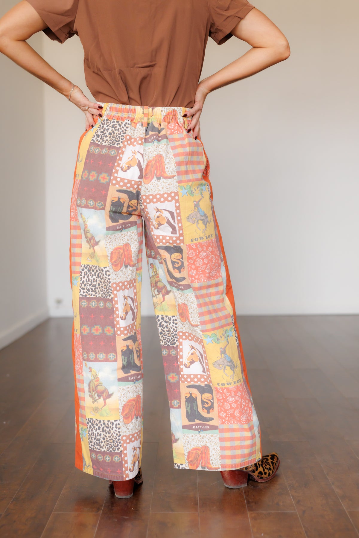 Cowboy Collage Trousers HH222
