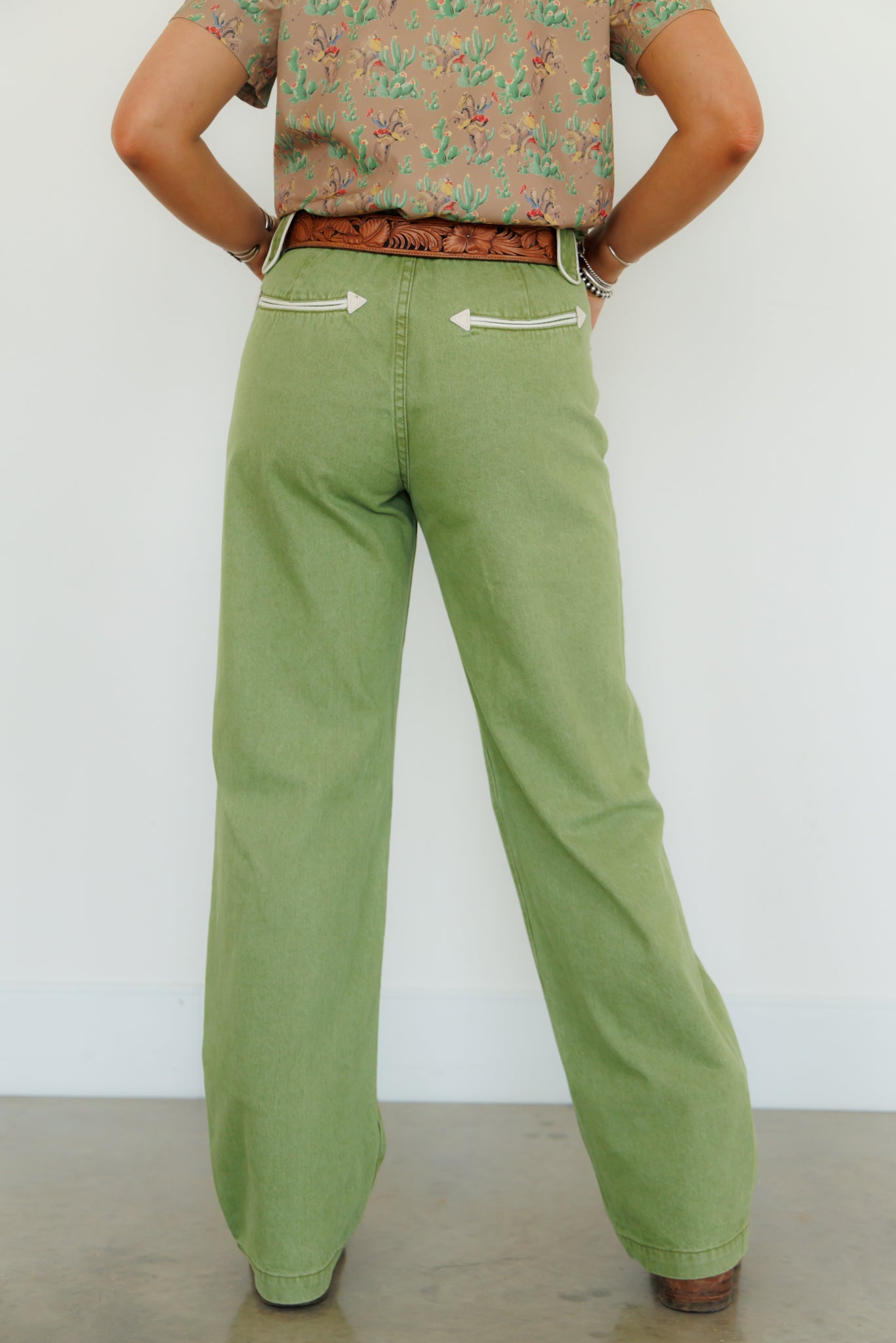 Jeans, Olive Smiley Denim HH8800