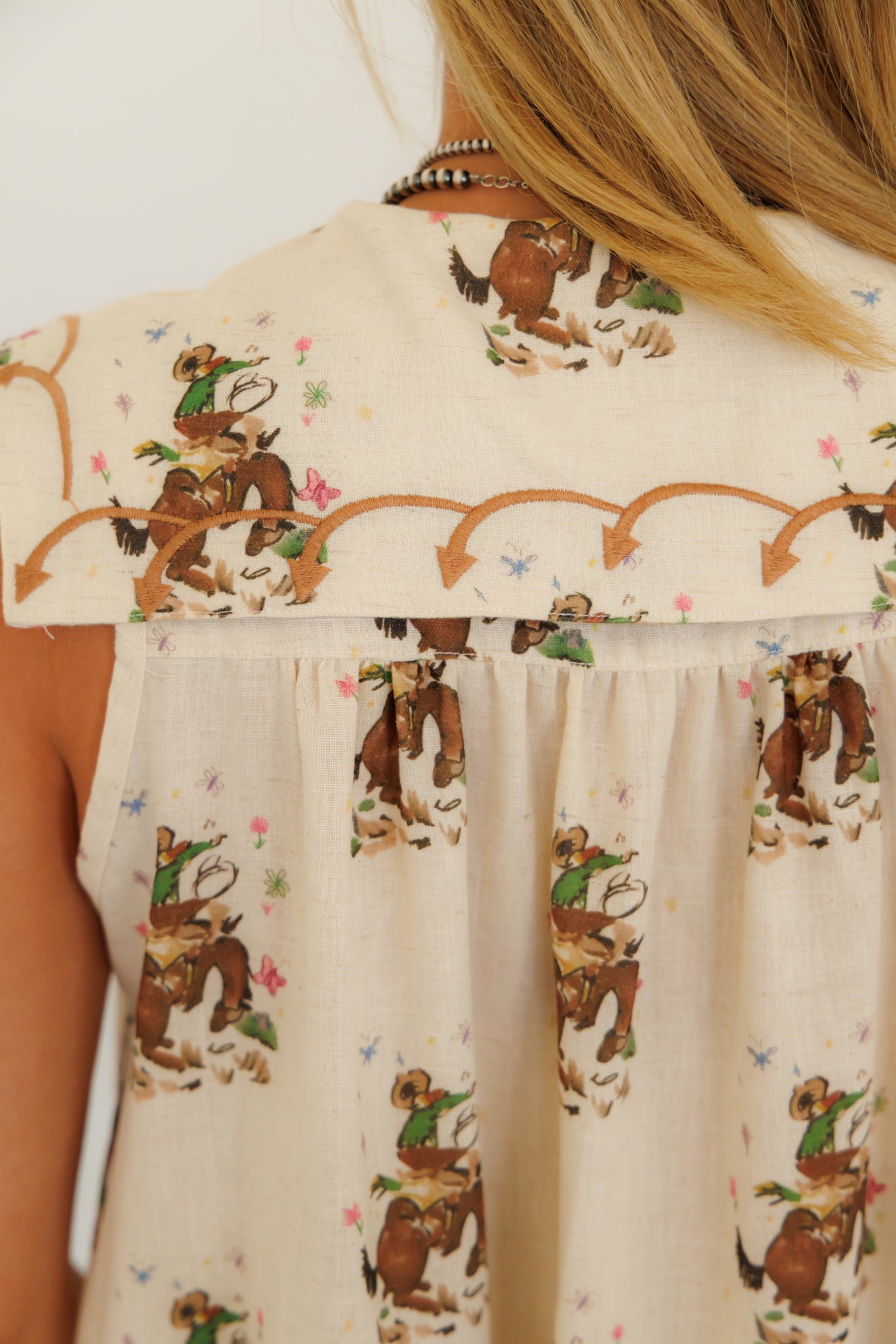 DRESS, COWBOY EMBROIDERY HH304 COWBOY