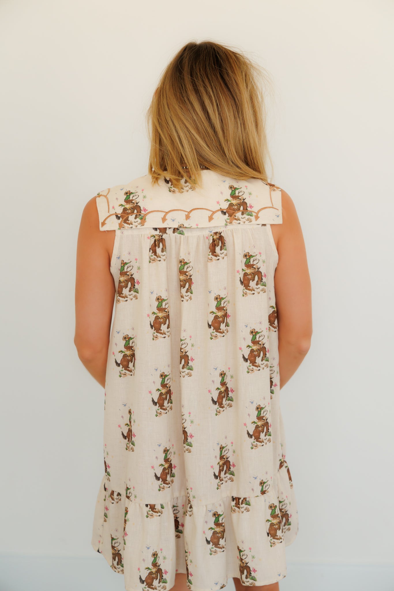 DRESS, COWBOY EMBROIDERY HH304 COWBOY