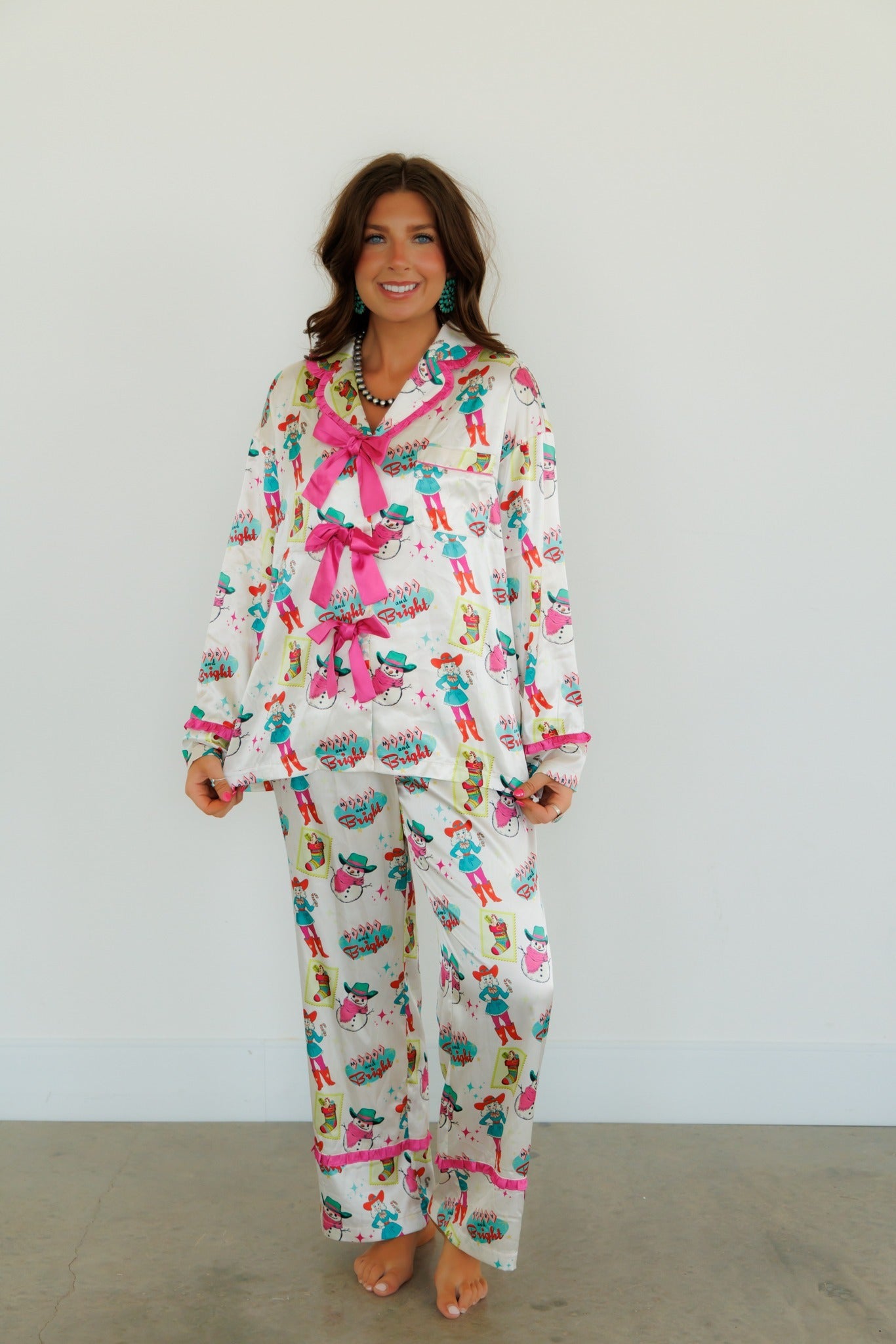 Pajama, Retro Cowgirl Satin HH2309