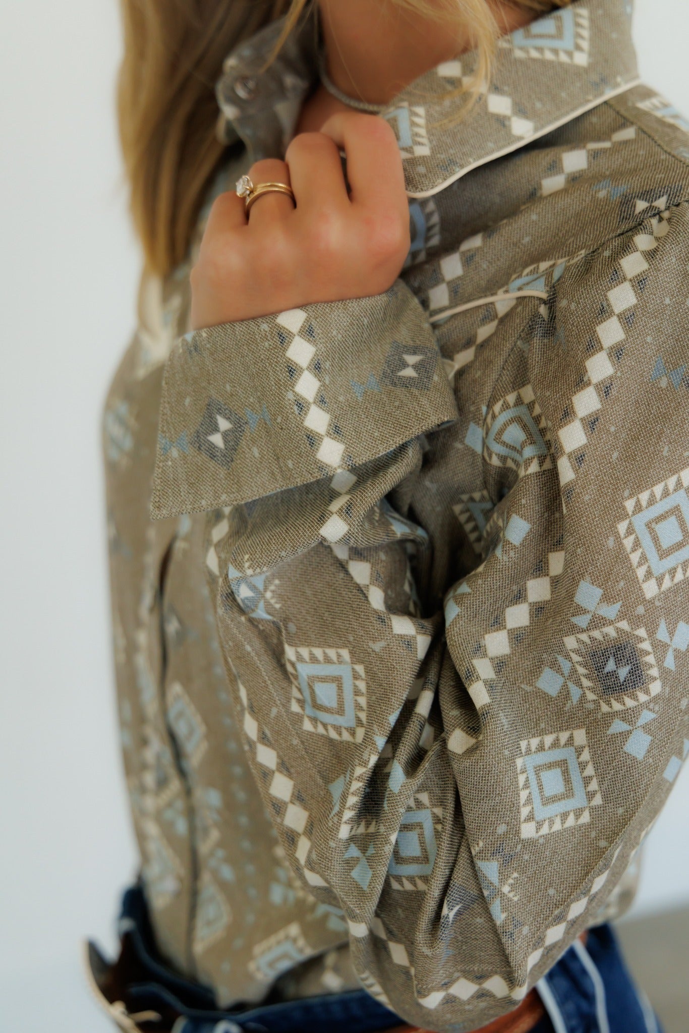 Pearl Snap, Vintage Aztec HH2708