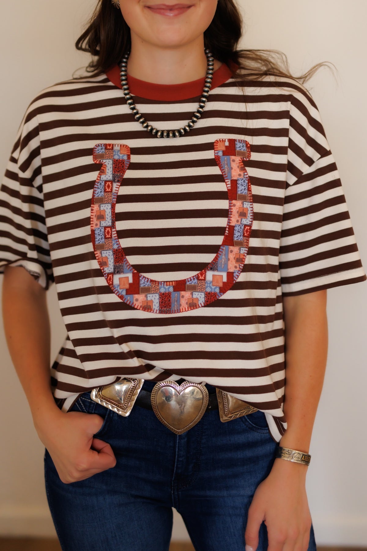 Quilted Horseshoe T-Shirt HH1412