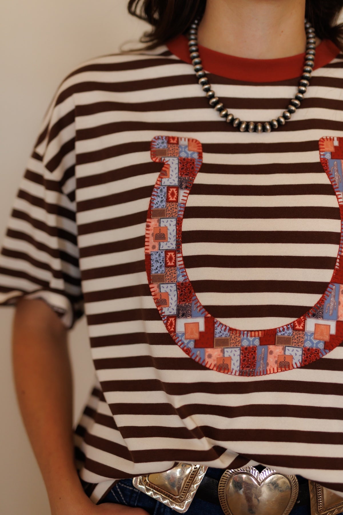 Quilted Horseshoe T-Shirt HH1412