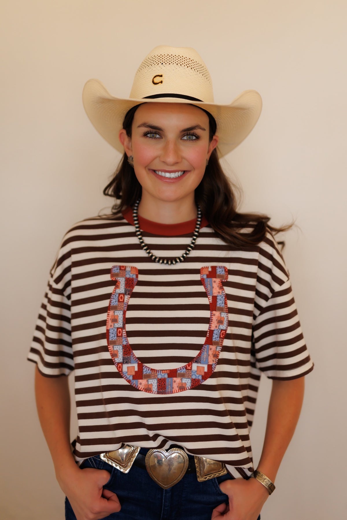 Quilted Horseshoe T-Shirt HH1412