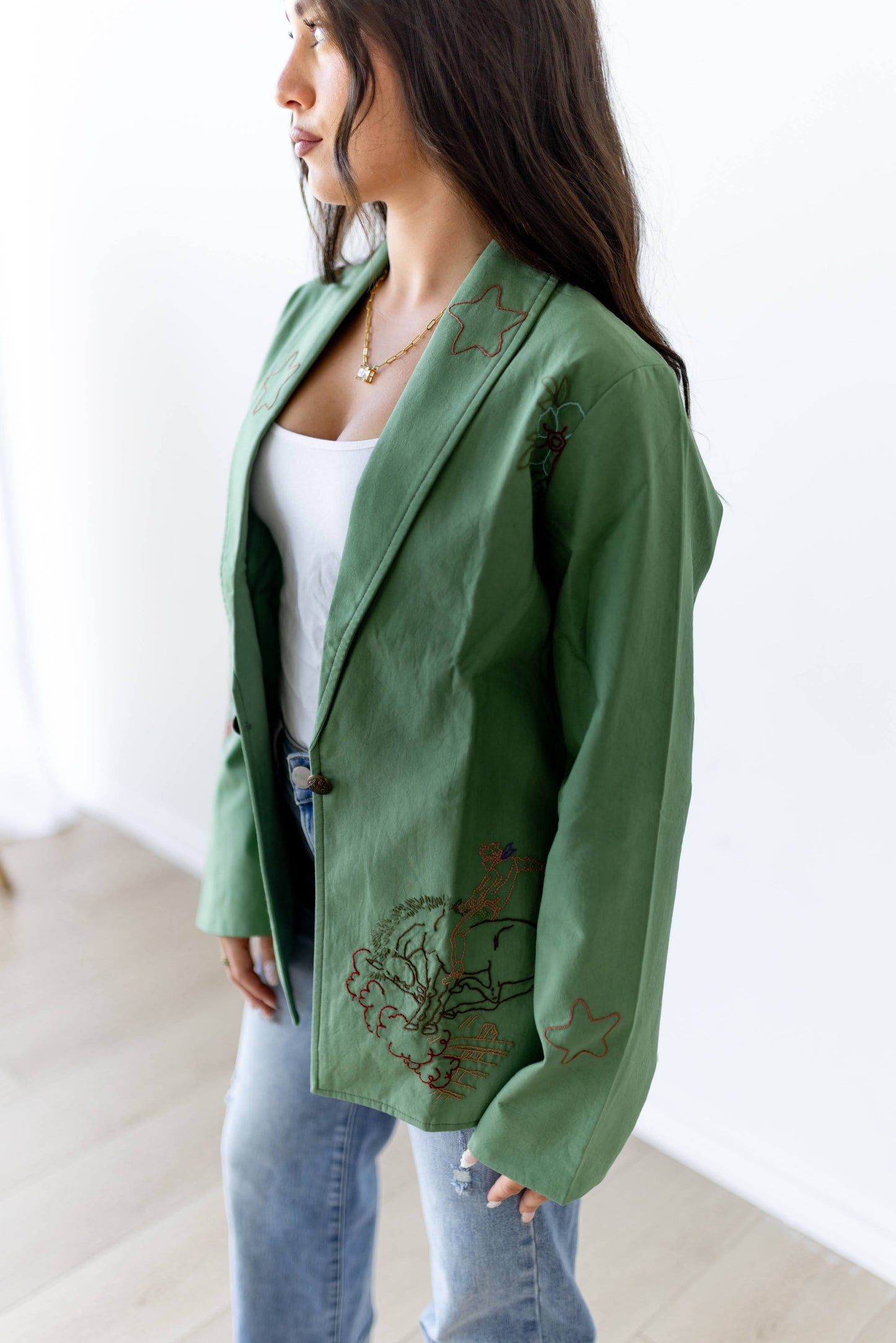 Jacket, Embroidery Bucking Horse HH4002