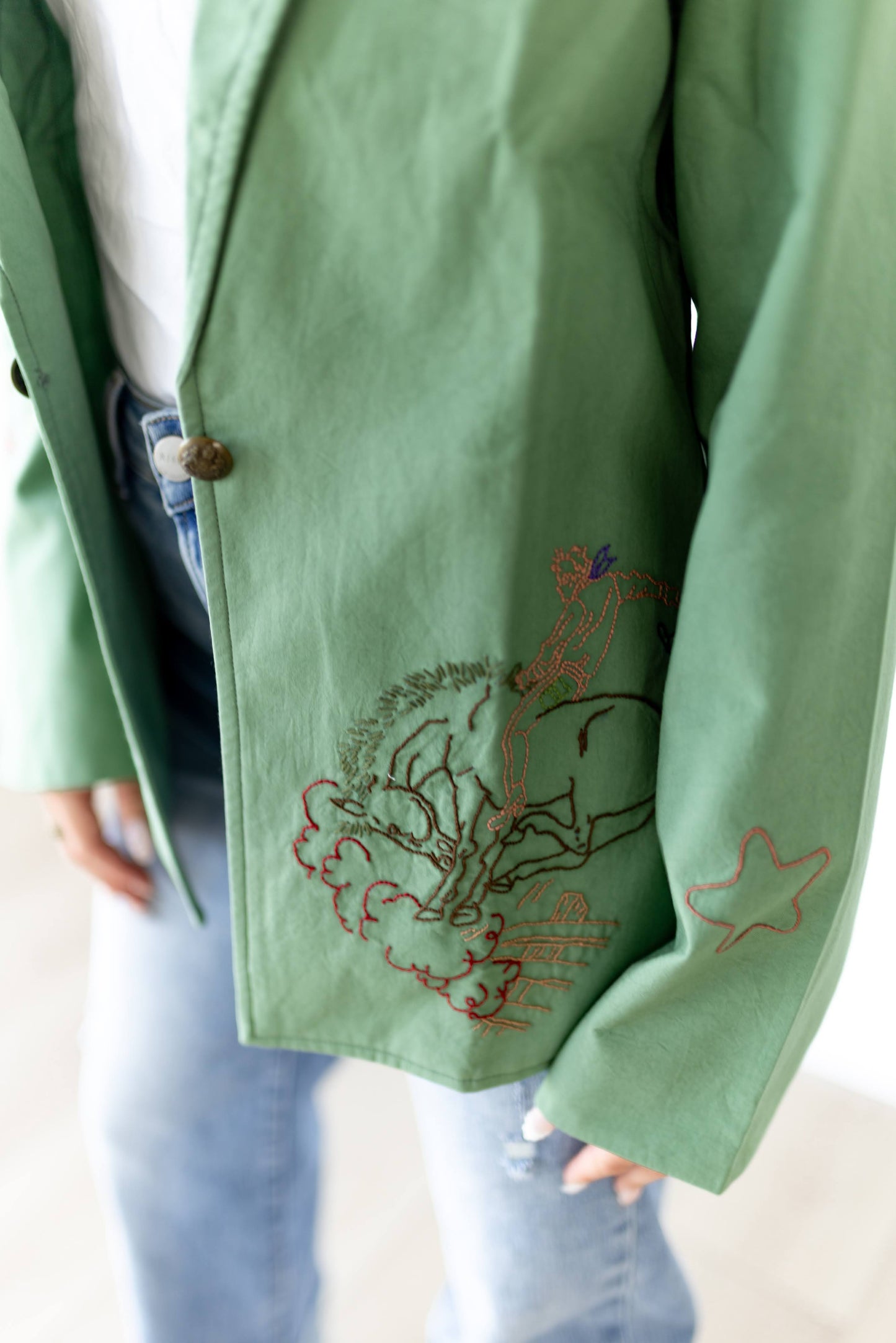 Jacket, Embroidery Bucking Horse HH4002