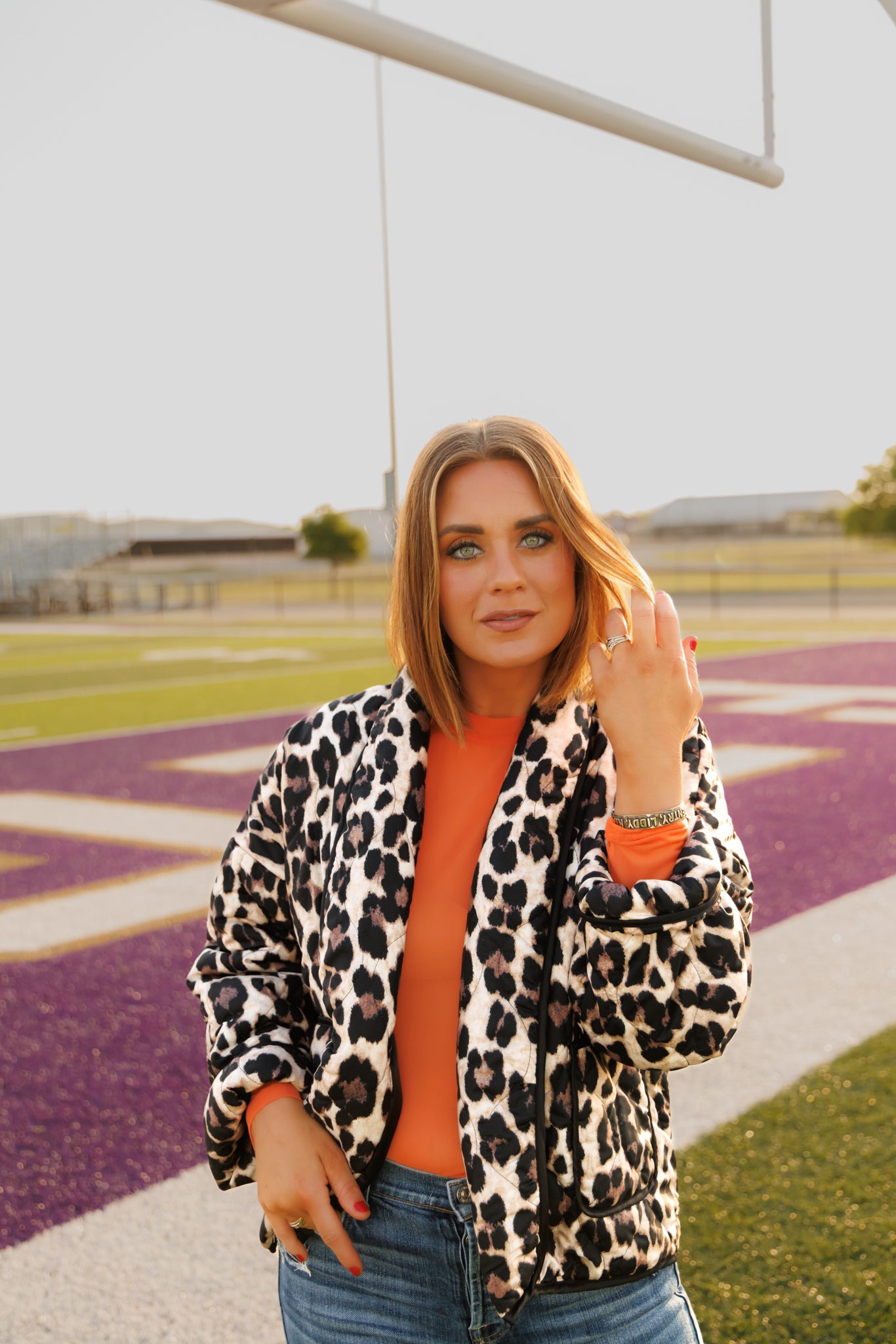 Jacket, Leopard Puffer HH1070