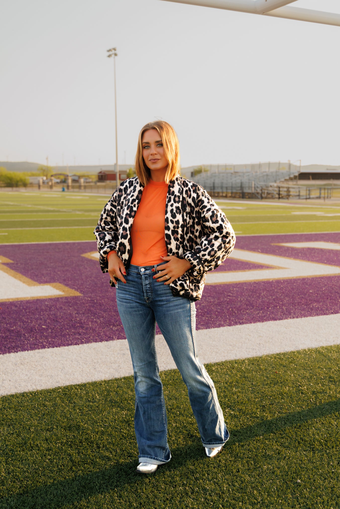 Jacket, Leopard Puffer HH1070