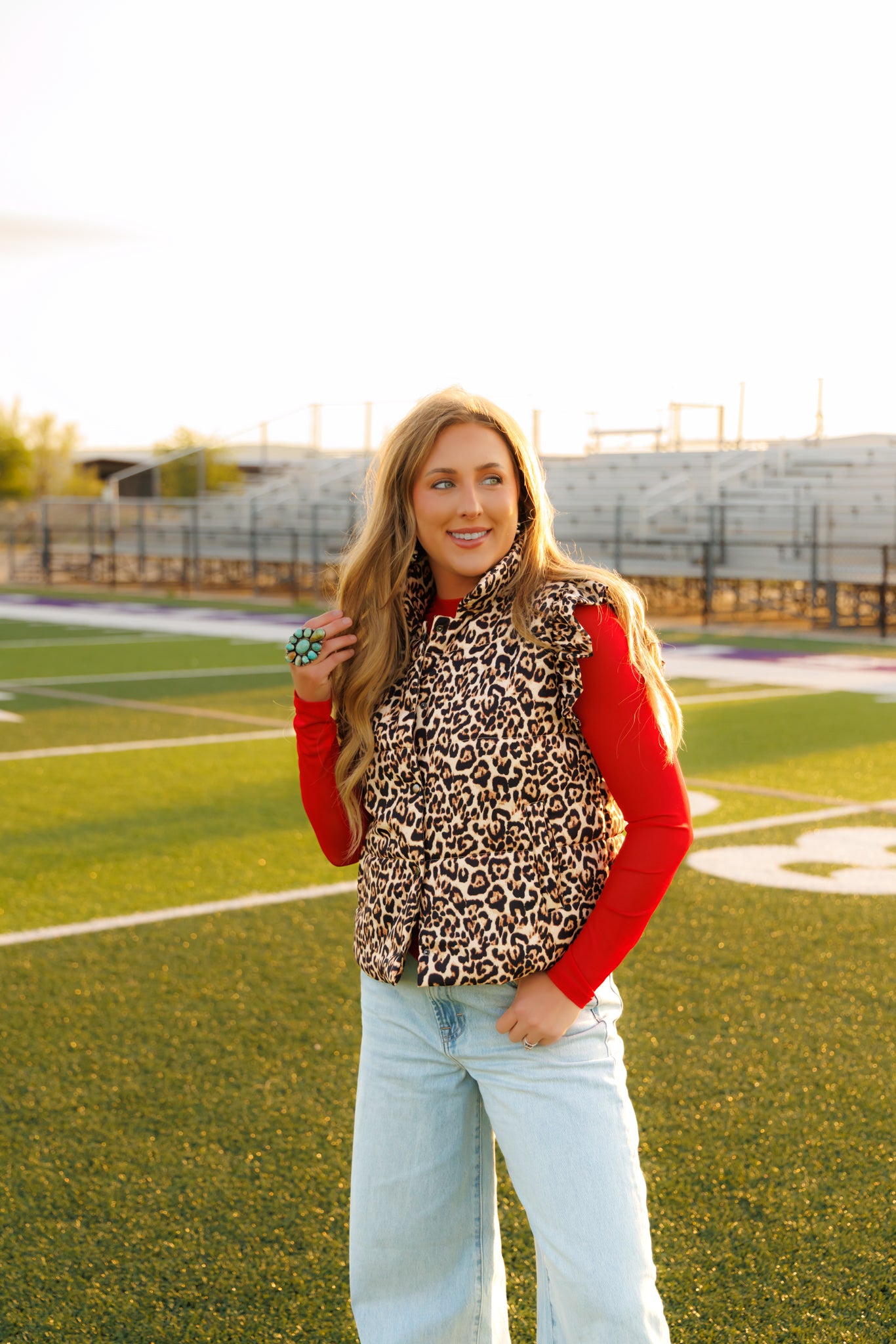 Vest, Ruffle Sleeve Vest HH1171