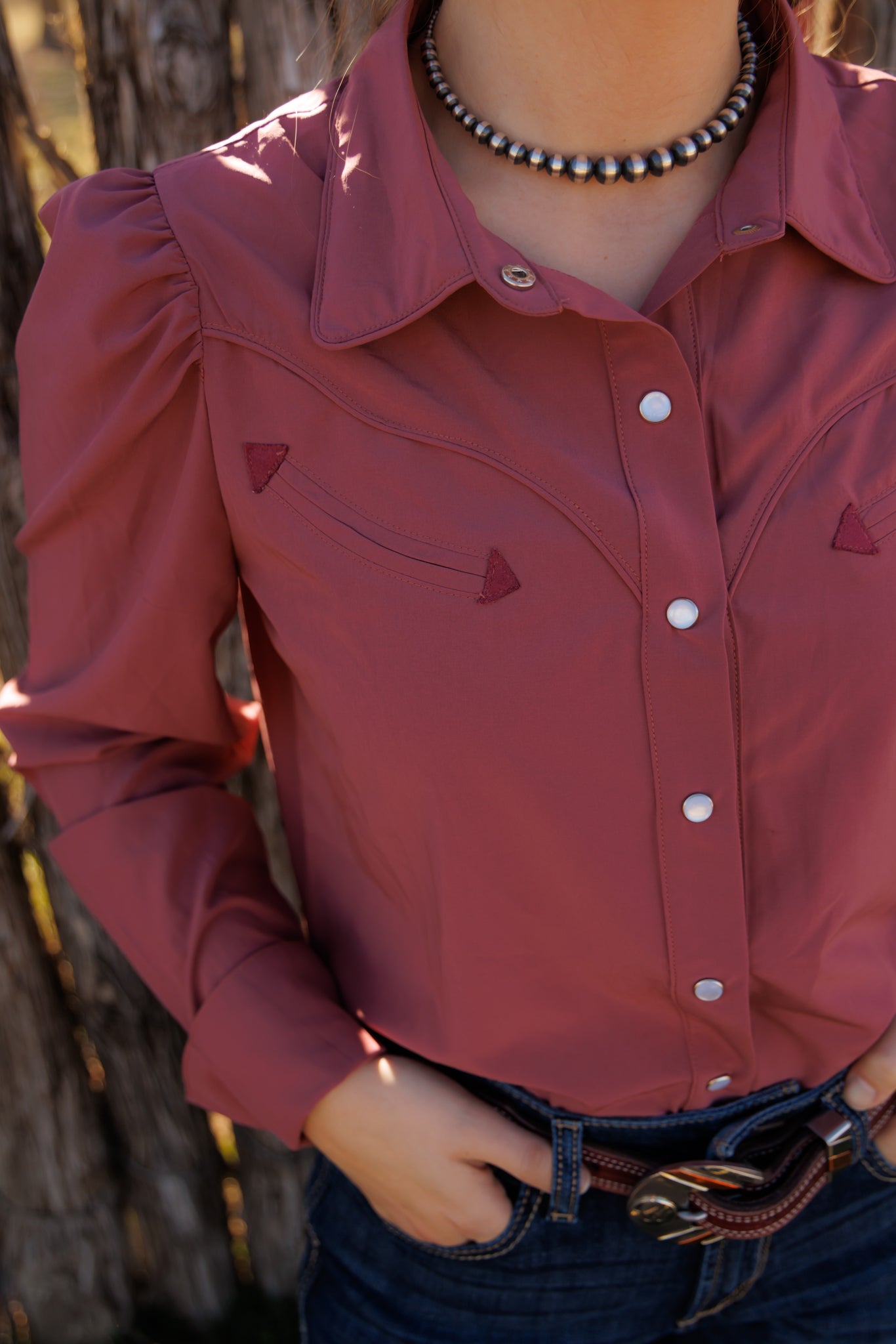 Pearl Snap, Performance Wine LS HH2710