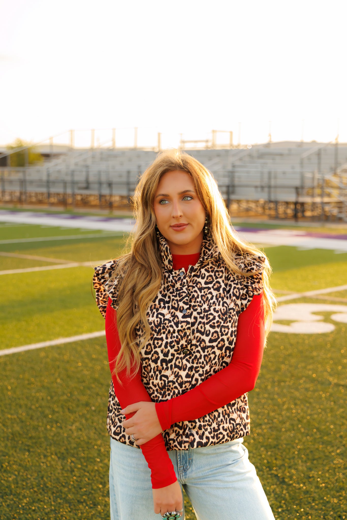 Vest, Ruffle Sleeve Vest HH1171