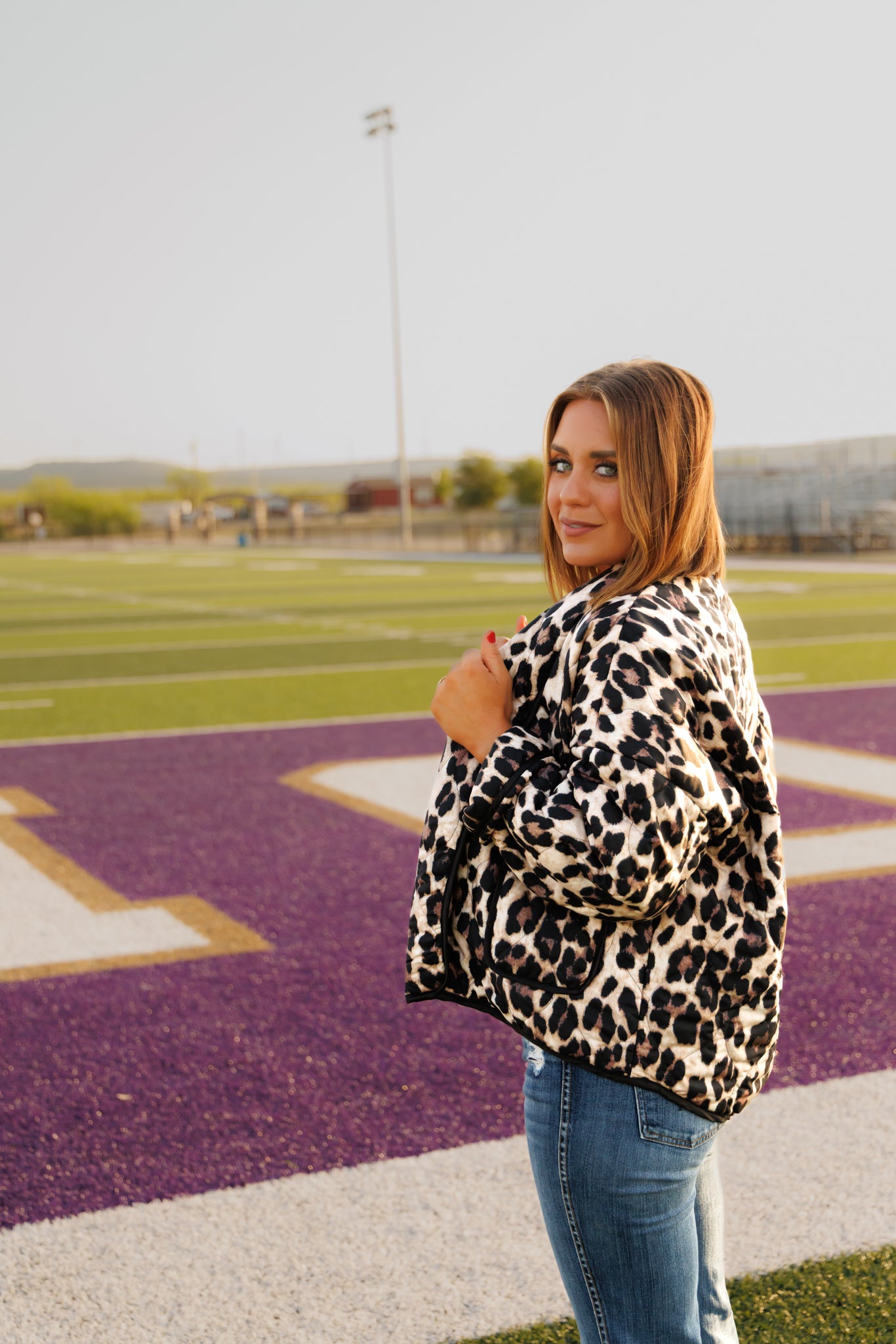 Jacket, Leopard Puffer HH1070