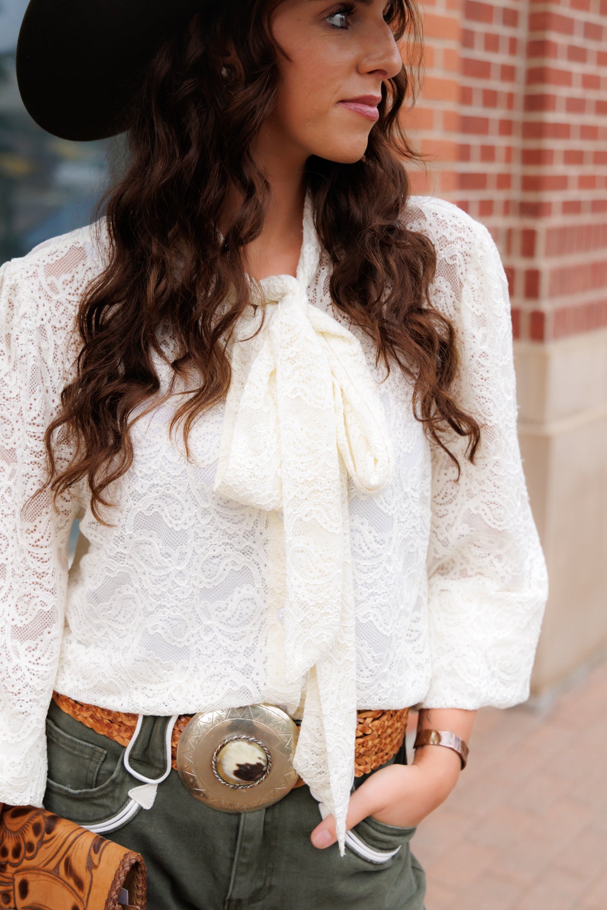 Tie Top, Lace HH2712