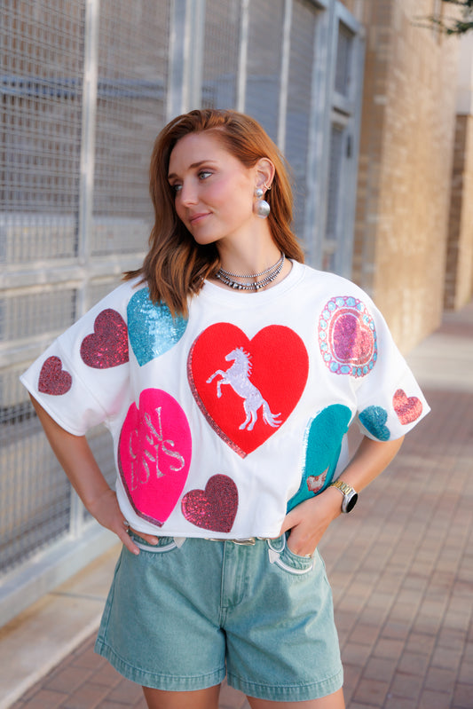 T-shirt, Dolman Sequin HH408